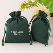 Wedding Favor Bags Gift Bag Jewelry Party Bags Drawstring Pouch Soap Package Pouches 100pcs